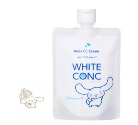 薬用ホワイトコンクのボディ用CCクリームにシナモロールが登場