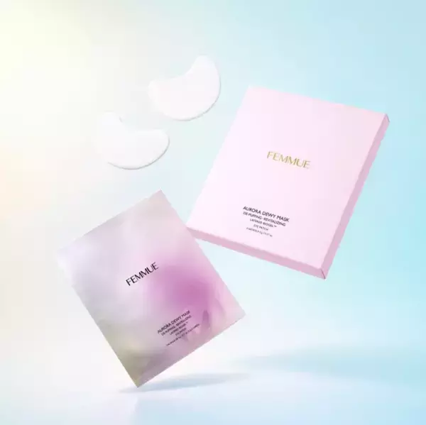 ひんやり密着でいきいきとした印象へ！FEMMUEが目もと用アイパッチを限定発売
