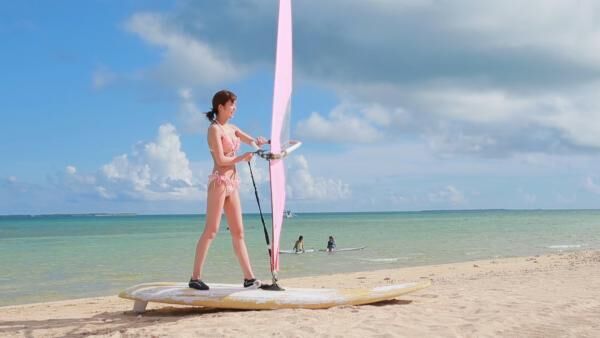 ウィンドサーフィンのやり方を覚えて、星野リゾート リゾナーレ小浜島へ