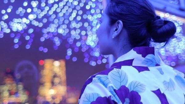 東京タワー 天の川イルミネーション編～浴衣で行く幻想的な青の世界を体験～