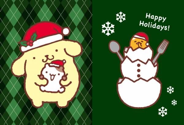 横浜・名古屋「ポムポムプリンカフェ」にクリスマス限定メニュー登場！