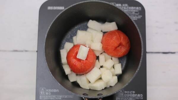 美肌や風邪予防に効果◎！「トマトと山芋のスープ」の作り方