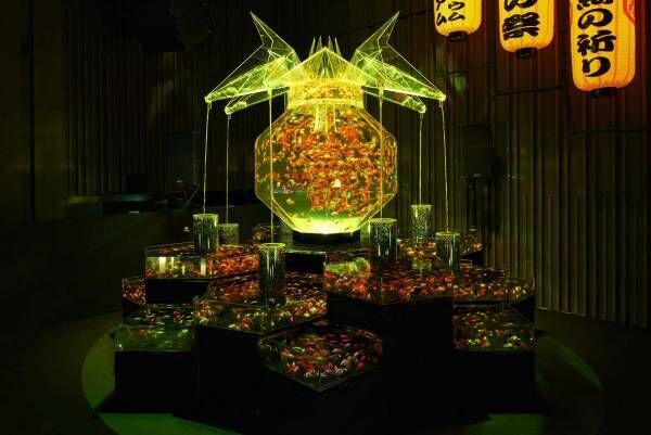 10,000匹を超える金魚たちが彩る「ECO EDO 日本橋 アートアクアリウム2019 ～江戸･金魚の涼～ &amp; ナイトアクアリウム」開催