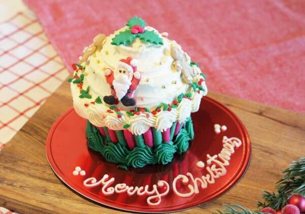 「ローラズ・カップケーキ」の可愛すぎるクリスマスデコレーションカップケーキ