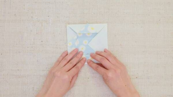 1分で作れる！ 折り紙でオトナかわいい小物入れ