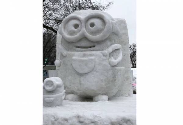 第70回「さっぽろ雪まつり」にロックな雪像が登場
