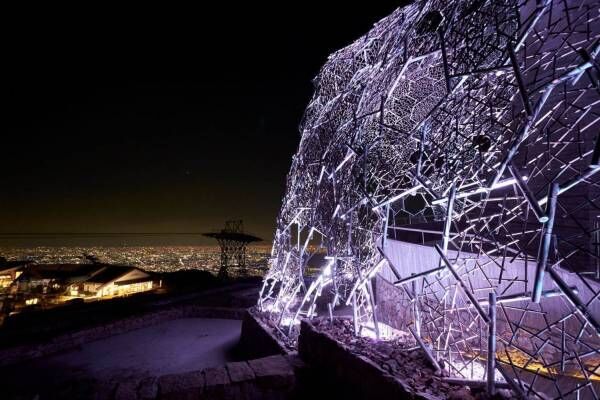 六甲山光のアートイベント、1000万ドルの夜景＆『枕草子』着想の雪景色イメージでライトアップ！