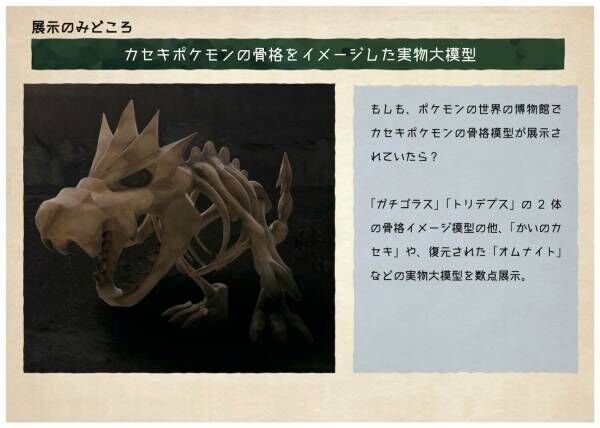 巡回展「ポケモン化石博物館」の開催が決定！