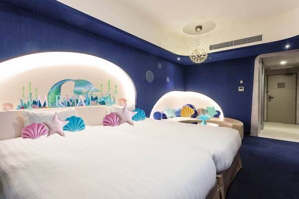 東京ベイ東急ホテル「マーメイドルーム」マーメイドが住む海の世界をイメージした限定客室登場！