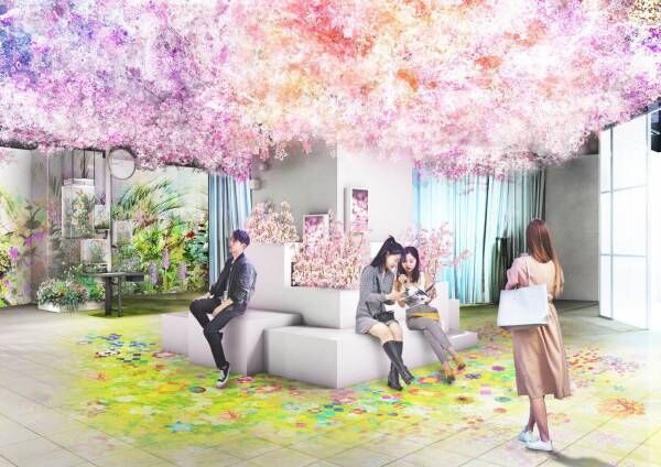 “花”を五感で体験するアート施設「ネイキッドフラワーズフォーユー」有楽町マルイにオープン！