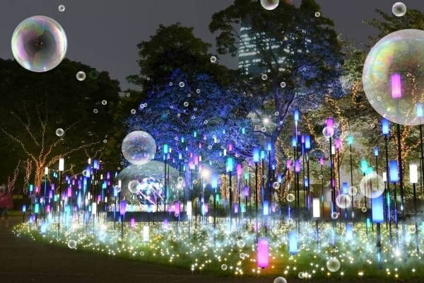 東京ミッドタウンで光と音楽が彩るクリスマスイルミネーション開催！