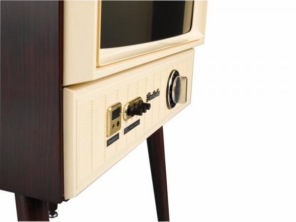 懐かしい“ガチャガチャ”チャンネルのリアルな操作感が楽しい♪『ヴィンテージテイストな20型液晶テレビ』が発売