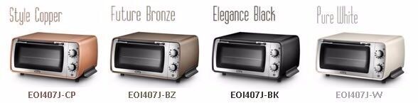 新M字型シーズヒーターを採用した「デロンギ ディスティンタコレクション オーブン＆トースター EOI407J」9/1登場