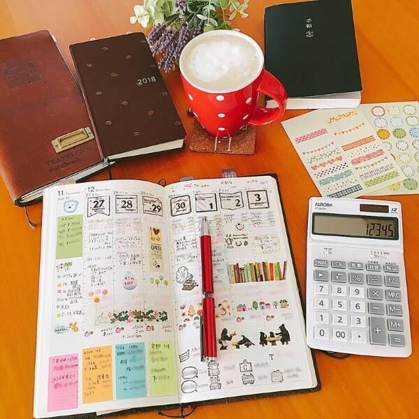 【日記/手帳】おしゃれに見せる“ノート術”で、日々を自分らしく彩ろう♪