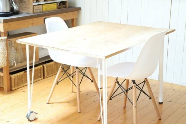 簡単DIYでお部屋の雰囲気をガラッと変える！〔イケア〕を使ったテーブルリメイク