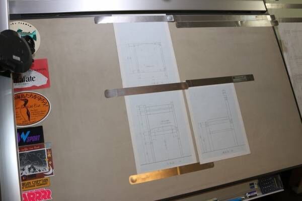 製図台を使って設計図を描いてみよう！木材の持ち込み加工もOKな〔みんなの木工房 DIY好き。〕