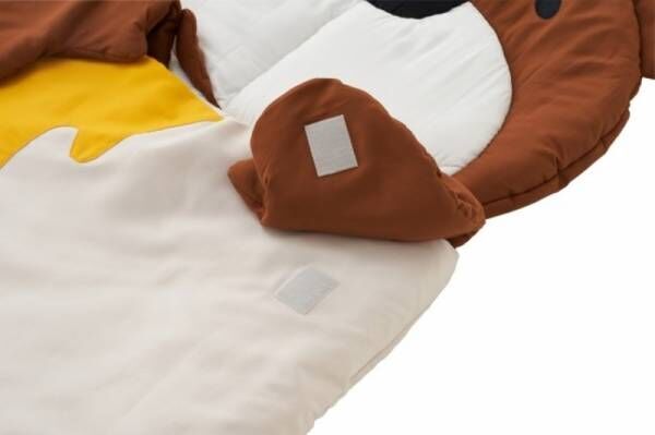 愛らしいくまさんをデザインした丸洗いできる寝袋「LOGOS くまさんシュラフ」新発売！