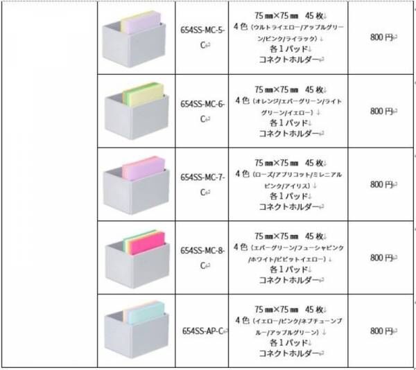 ふせんやテープをいつでもどこでもさっと使える専用ケースが新発売！　コネクトディスペンサー／ホルダー　8月3日発売