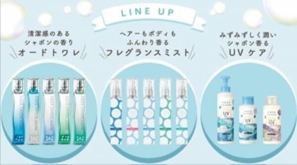 日本発・香水ブランドがマイホームを5つの香りでコーディネート「アクア　シャボン　リードディフューザー」が6/27新発売！