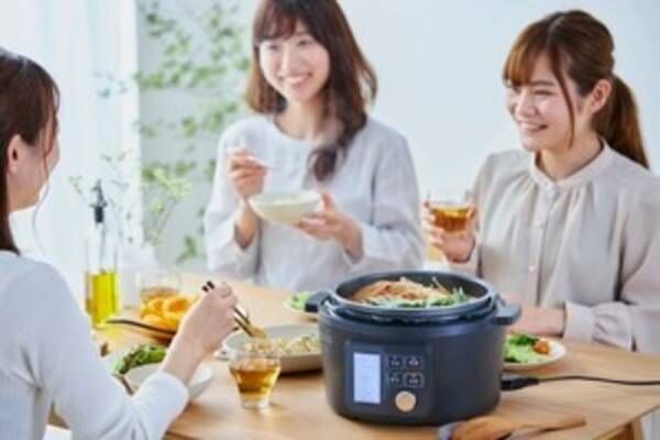 80種類のメニューが自動調理可能　3ステップで日々の食卓を多彩にアレンジ　「電気圧力鍋4.0L」を新発売