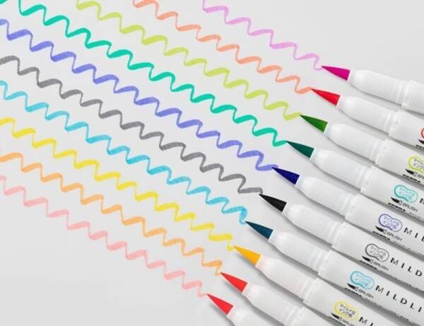 おだやかな色合いのふでペンに新しい10色を追加 　『マイルドライナーブラッシュ追加色』　11月16日（月）発売