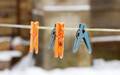 洗濯物で残念な冬の【バルコニー】簡単スッキリおしゃれにする方法