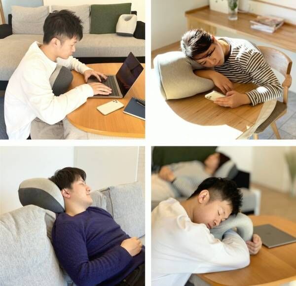 【新製品情報】家とオフィスの革命児！10通り以上の使い方ができる新感覚マルチ枕『ハマる枕』