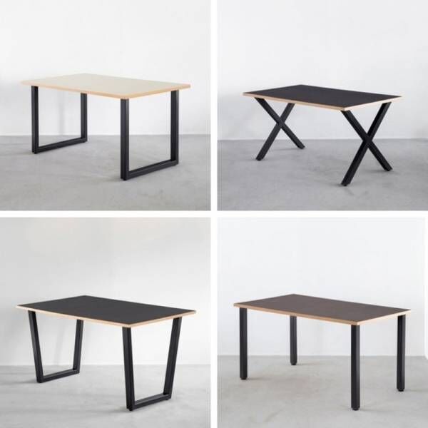 今注目の建築素材・リノリウムを使った家具をもっと身近に。Kanademonoが、6万円台で全21色のテーブルを発売