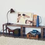 使える便利な小家具「アンティークな佇まい 積み重ねられる木製ラック」がフェリシモ「USEDo[ユーズド]」から登場