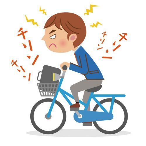 道に広がる歩行者に対して自転車のベルを鳴らしたら違法ってホント？