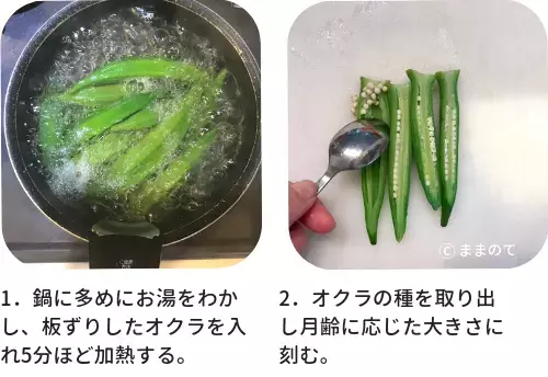 【簡単レシピ】オクラは離乳食中期からOK！冷凍方法や下ごしらえ時短テクも紹介
