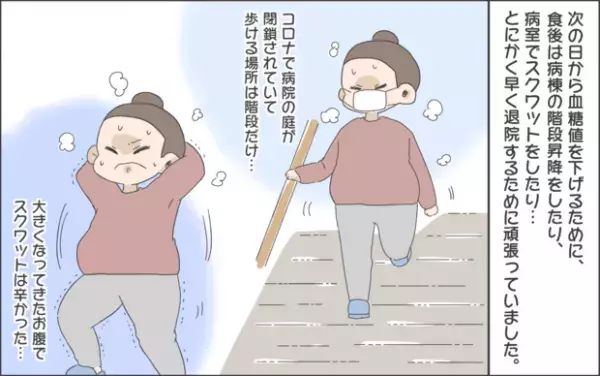 【#28】入院&amp;血糖値の自己計測開始！数値は順調…と思いきや？ Vol.4 byおかめ