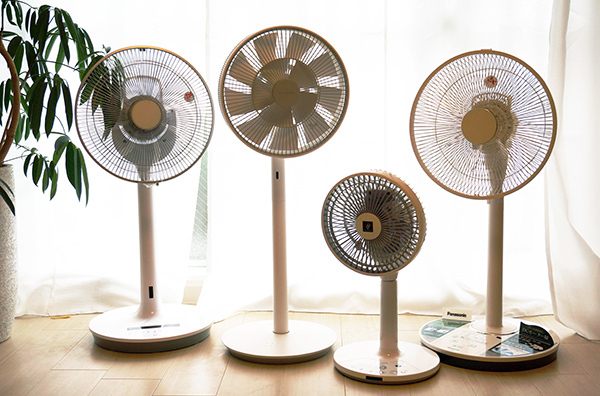 【実験してみた】空調効率の良いDCモーター扇風機は？