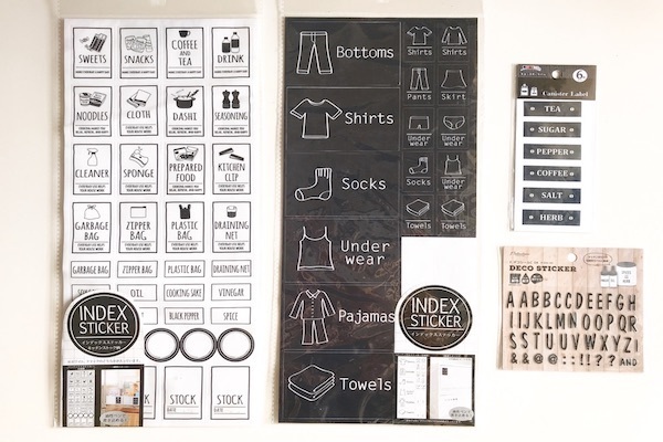 キャンドゥの「ラベルシール」がおしゃれで便利！おすすめ活用法4選