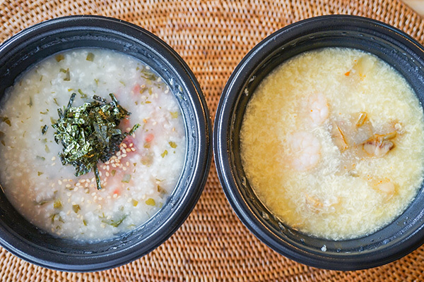 【梅と中華】セブン新商品のおかゆ2種は両方ともうまかった！
