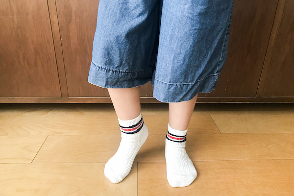 【親子で楽しむ】ダイソーの靴下で気軽にリンクコーデ！