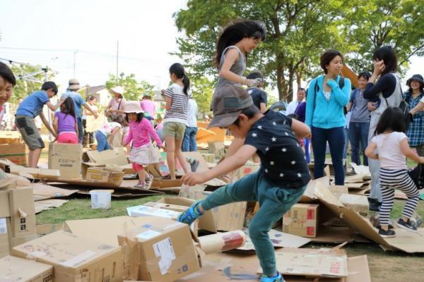 テーマは創造と破壊。ダンボール城建造イベントレポ（破壊〜祭りのあと編）