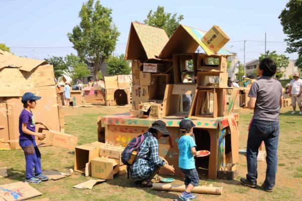 テーマは創造と破壊。ダンボール城建造イベントレポ　（準備編〜建造編）