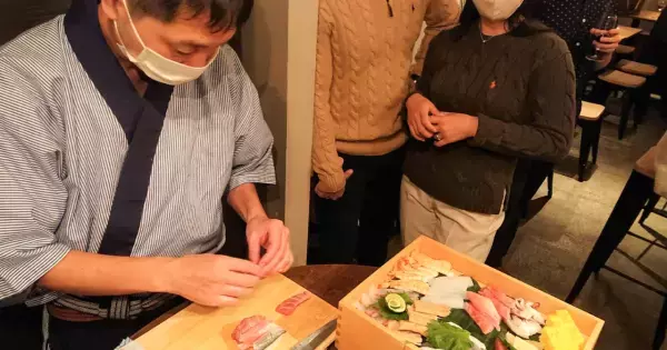 赤坂で&rdquo;サラリーマン寿司職人&rdquo;が週末間借り開業！時間無制限ワイン飲み比べと本格江戸前寿司が楽しめ る！
