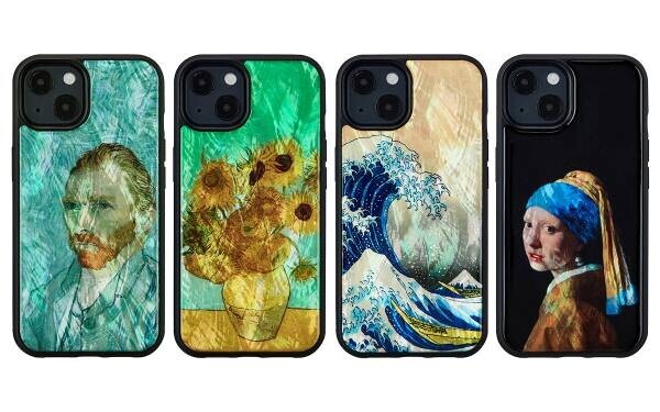 ikins、天然貝が優雅にきらめくiPhone 13シリーズ向けケース発売 ～名所や絵画と組み合わせた新デザインも登場～