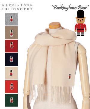 MACKINTOSH PHILOSOPHY(マッキントッシュ フィロソフィー) WEB限定■バッキンガムベアウールマフラーの予約販売をスタート。クリスマスシーズンに嬉しいギフトBOX付き。ーMOONBATー