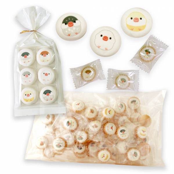 ＜締切間近！＞予約注文受付は10月4日まで／「手にしあわせ」の【10月24日は文鳥の日】かわいい文鳥柄のお菓子が期間限定で発売中！