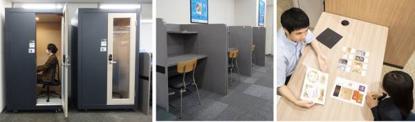 キンコーズ・新宿御苑店に  個室型作業スペース『RemoteworkBOX』を設置