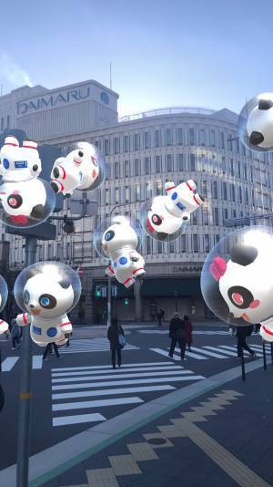 関西最大級のプロジェクションマッピングカフェ&ldquo;ＳＯＲＡＹＵＭＥ&rdquo;（ソラユメ）に、宇宙遊泳を楽しむキャラクター『AR　ソラちゃんユメちゃん』が登場！