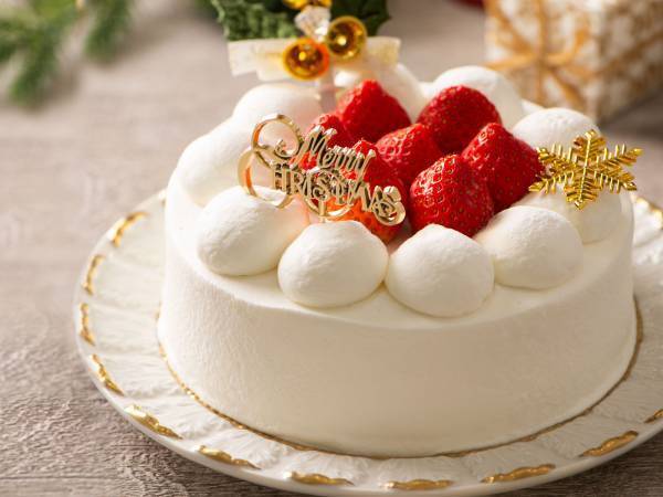 【白砂糖・人工甘味料不使用】はちみつとメープルだけの甘さで仕上げた、自然の恵みを感じるクリスマスショートケーキ。11月1日ご予約スタート【QBGレディベア】