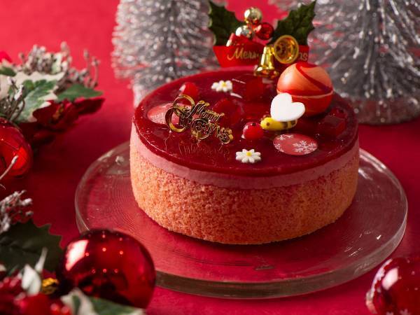 【白砂糖・人工甘味料不使用】はちみつとメープルだけの甘さで仕上げた、自然の恵みを感じるクリスマスショートケーキ。11月1日ご予約スタート【QBGレディベア】