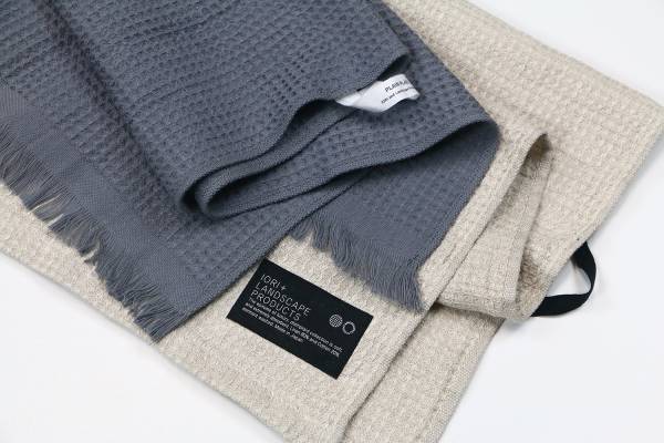 ＜新商品＞ 麻の心地よさを伝えたい。タオル専門店「伊織」と「Landscape Products 」とのコラボレーションタオル第二弾「PLAIN PLAID（プレインプレイド）」が登場！
