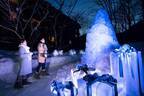 【奥入瀬渓流ホテル】クリスマス限定イベント「氷瀑クリスマス」開催　高さ約2mのアイスブルーに輝く氷瀑クリスマスツリーを眺める｜期間：2021年12月17日〜25日