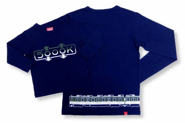 Tシャツの「OJICO」から「京阪5000系」と コラボレーションした新作長袖Tシャツが登場！