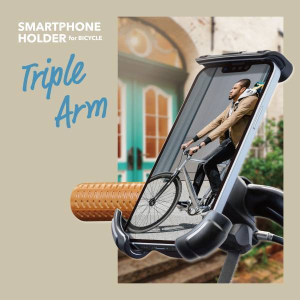 サイクリングにうってつけの自転車用スマートフォンホルダーを発売